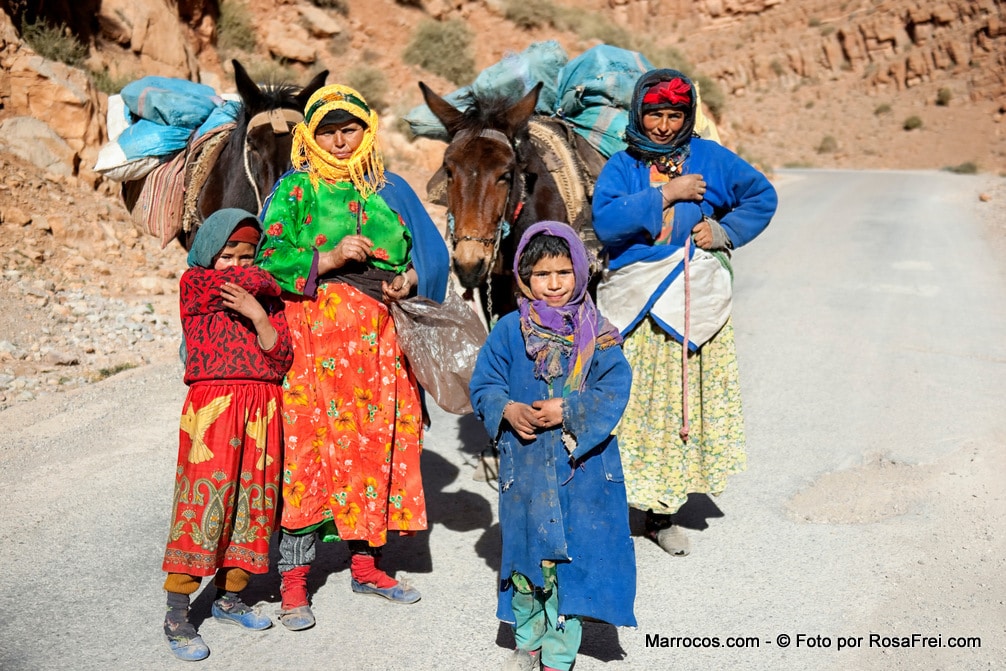 Berberzy - rdzenni mieszkańcy Maroka