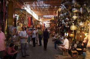 Souk w Marrakeszu